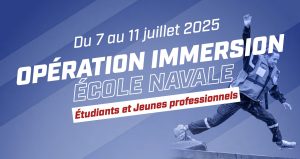 Du 7 au 11 juillet, opération immersion école navale pour étudiants et jeunes professionnels